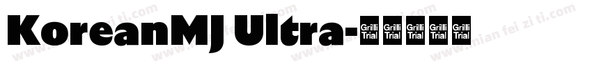 KoreanMJ Ultra字体转换